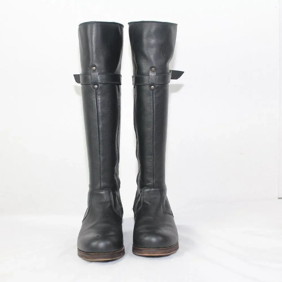 SAUTE MOUTON ladies leather Boots size 38 - Picture 1 of 14